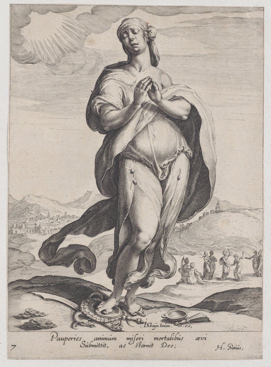 Víra, z ctností a neřestí, 1596-97., 1596-97. od Zacharias Dolendo