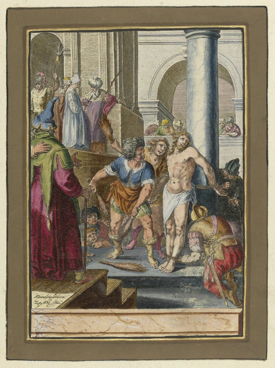 Pohroma Kristova Umučení Krista (název série) od Zacharias Dolendo