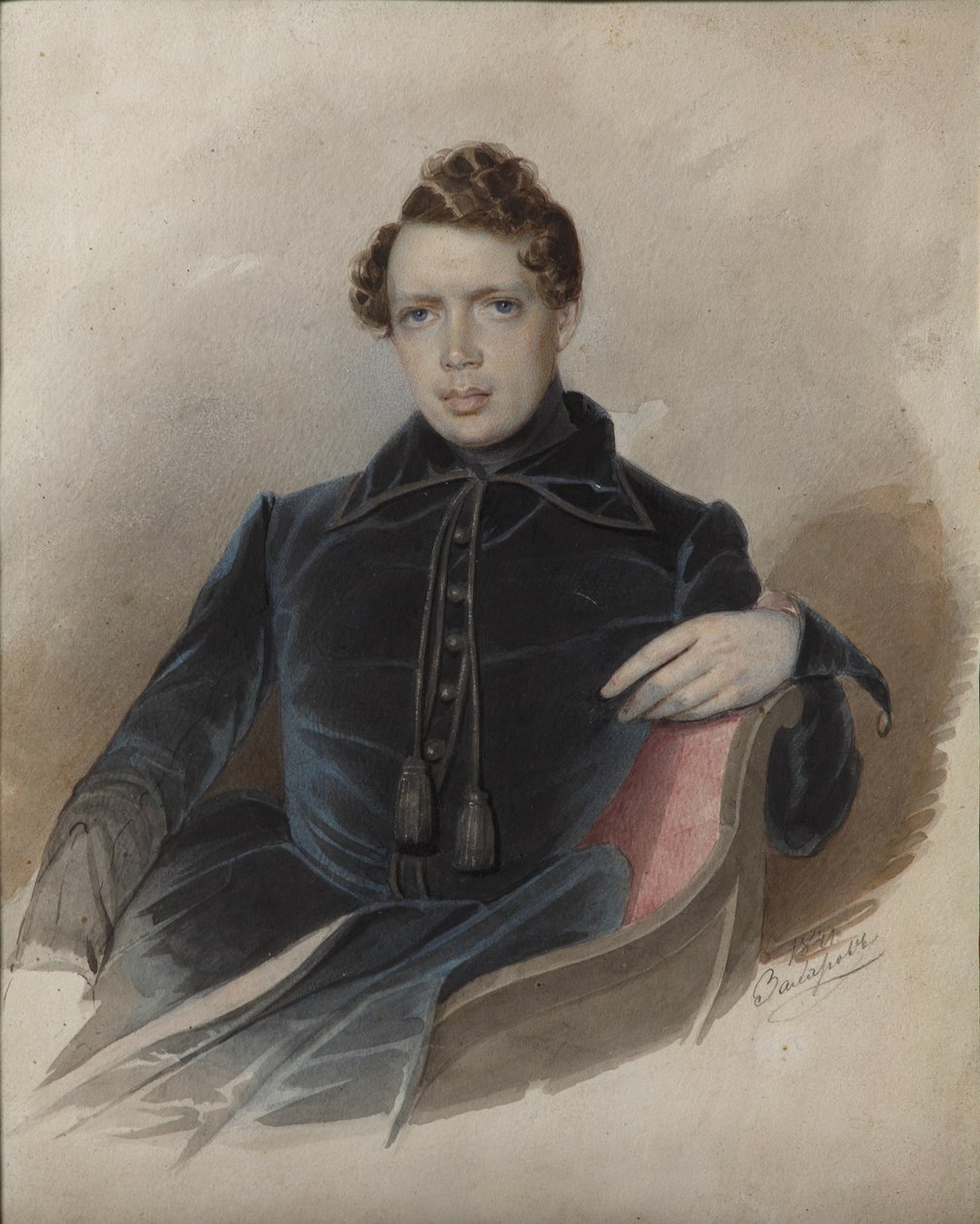 Portrét Andreje Nikolajeviče Muravyova 1806-1874, 1841 od Zakharov