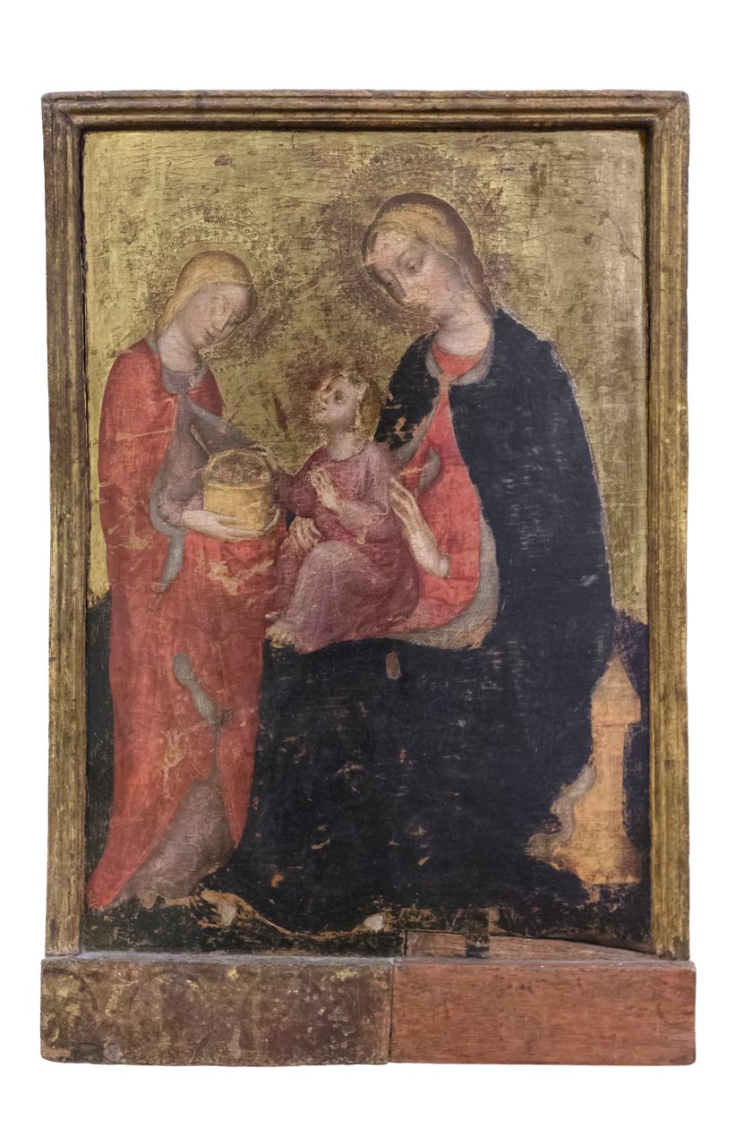 Madona s dítětem a svatou růží, asi 1410-20 (deska) od Zanino di Pietro