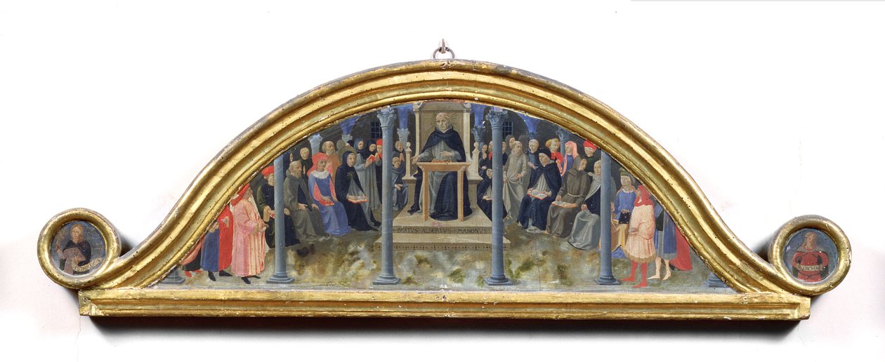 Učení svatého Tomáše Akvinského od Zanobi di Benedetto Strozzi