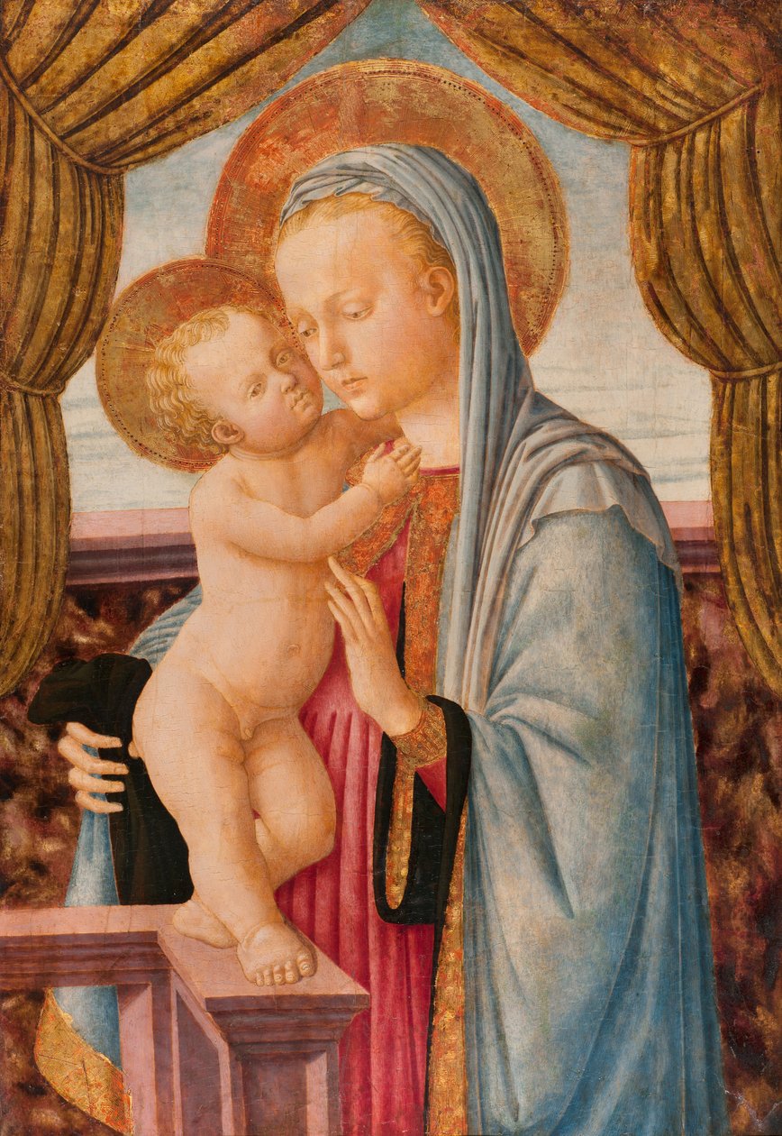 Madona s Ježíškem (tempera na dřevě) od Zanobi Machiavelli