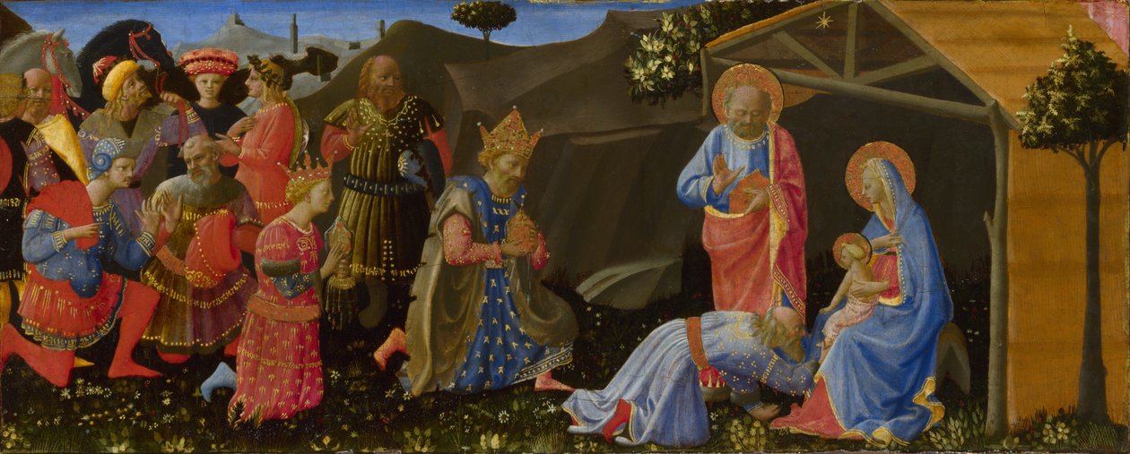 Klanění tří králů, c. 1433-1434 od Zanobi Strozzi
