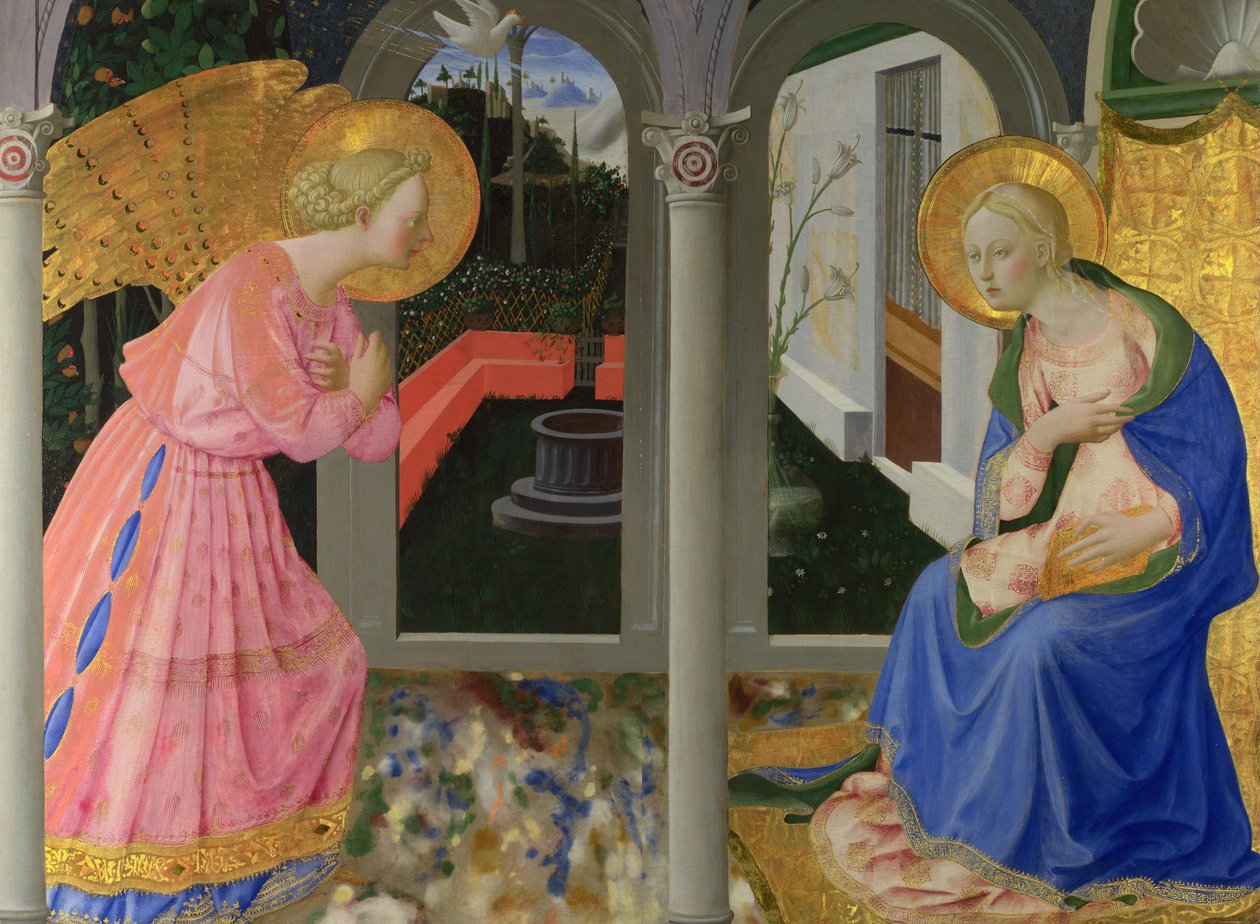 Zvěstování, c. 1440 od Zanobi Strozzi