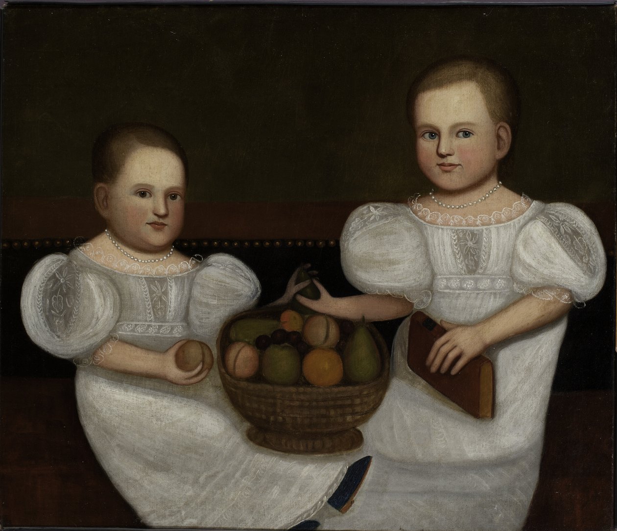 Ester Amelia a Marcella Eusebia White, 1843 od Zedekiah Belknap