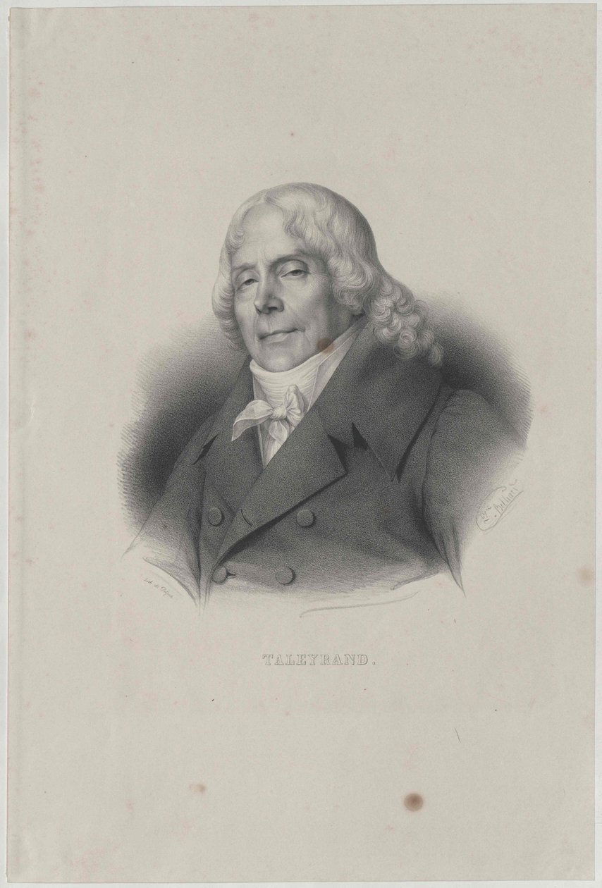 Charles Maurice vévoda Talleyrand-Perigord od Zephirin Felix Jean Marius Belliard