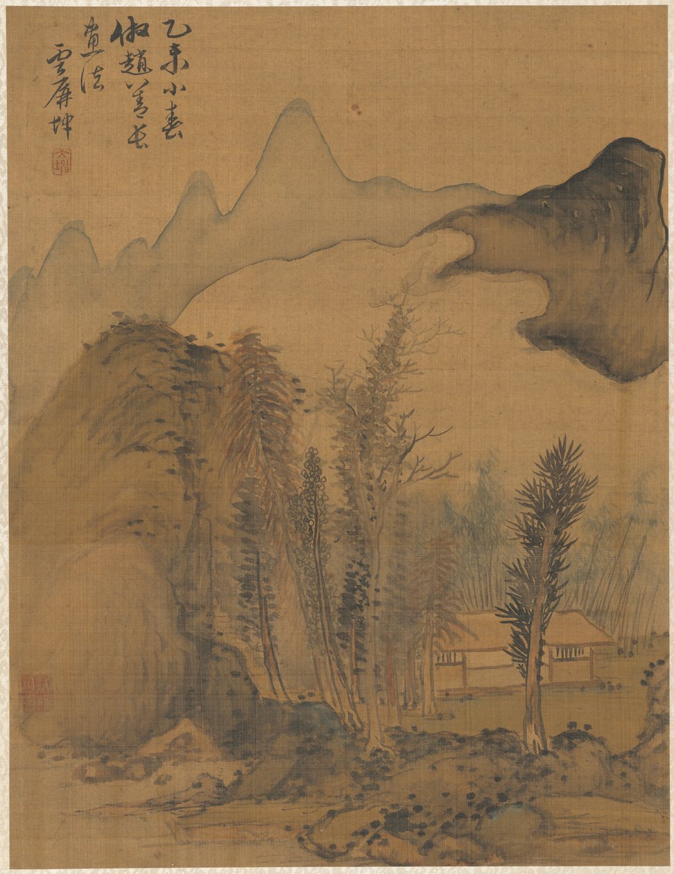 Krajina ve stylu Chao Yuan, 1775. od Zhai Dakun