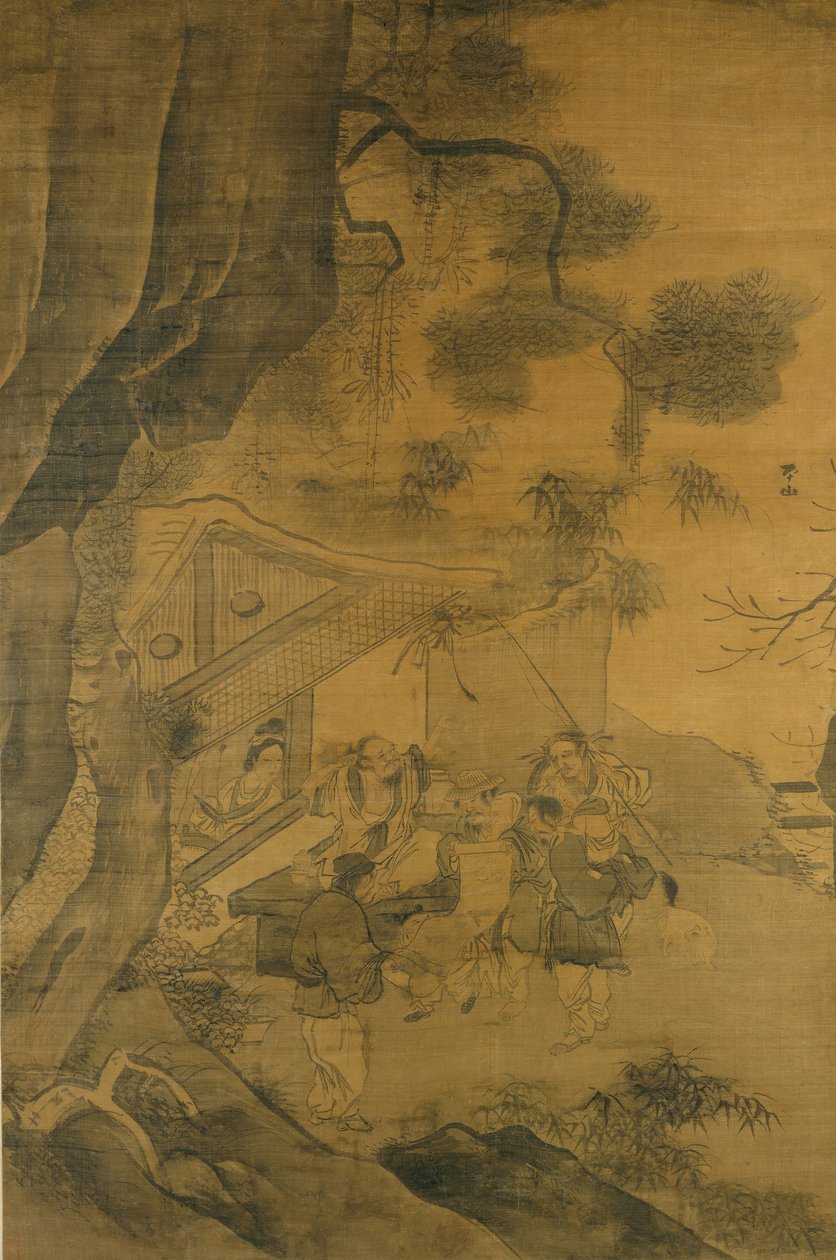 Studium malby, 16. století. od Zhang Lu