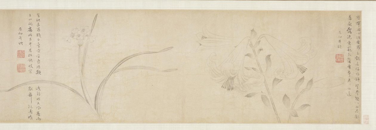 Inkoustové květiny, 1361. od Zhao Zhong