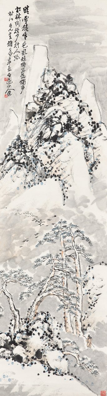 Chůze do zasněžené hory od Zhen Wang