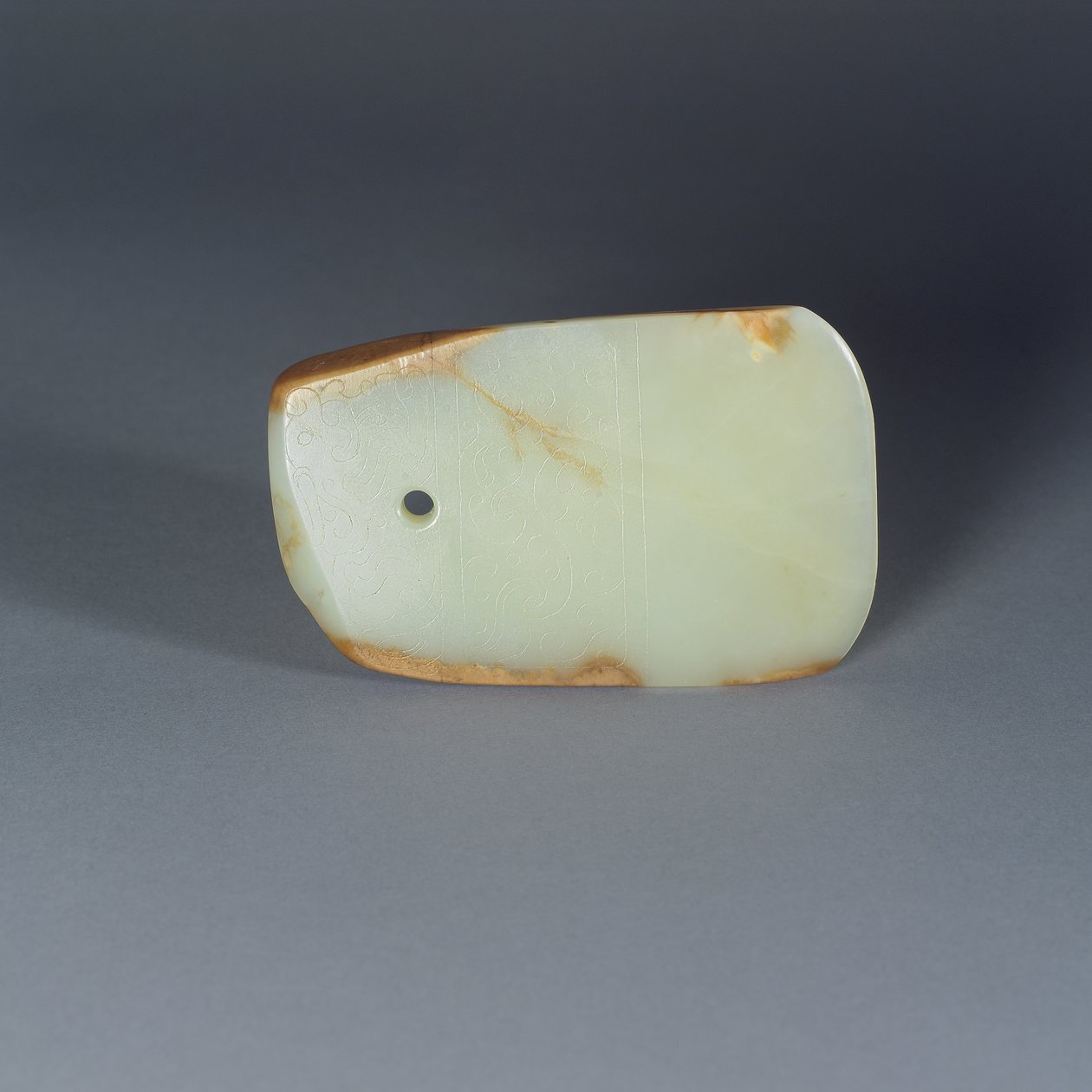 Ceremoniální čepel sekery, 475 př. n. l. – 221 př. n. l. (nefrit) od Zhou Dynasty Chinese School