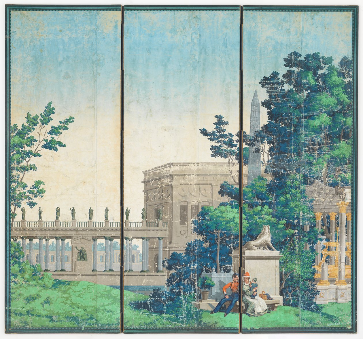 Francouzské zahrady od Zuber and Cie, Rixheim, Alsace