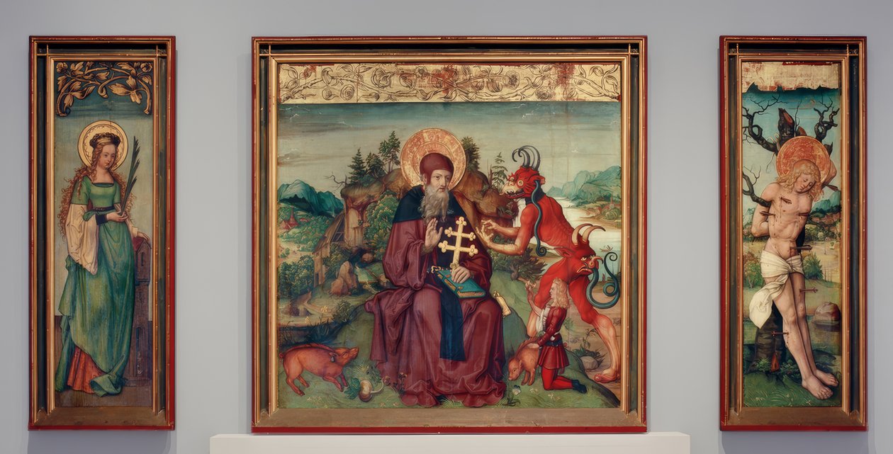 Antonius-Retabel od Zürcher Veilchenmeister