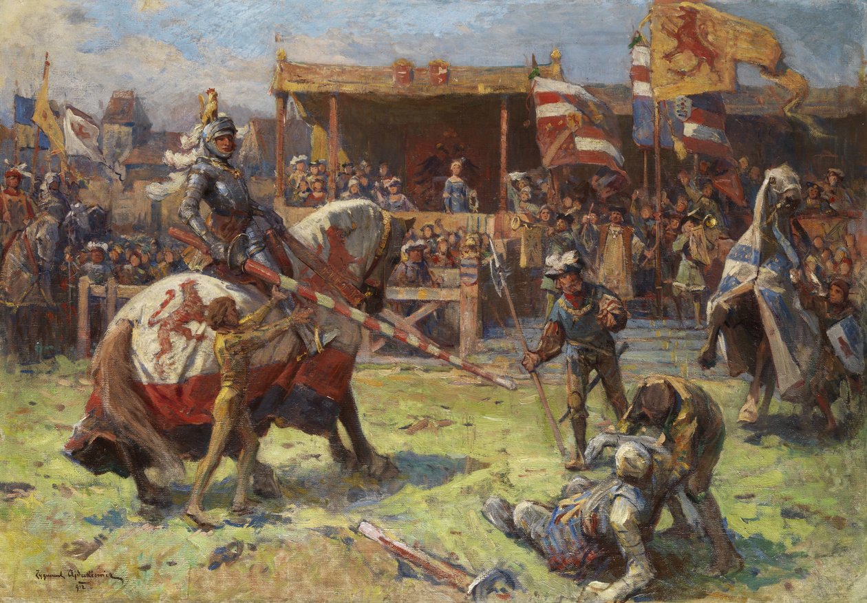 Rytířský turnaj od Zygmunt Ajdukiewicz