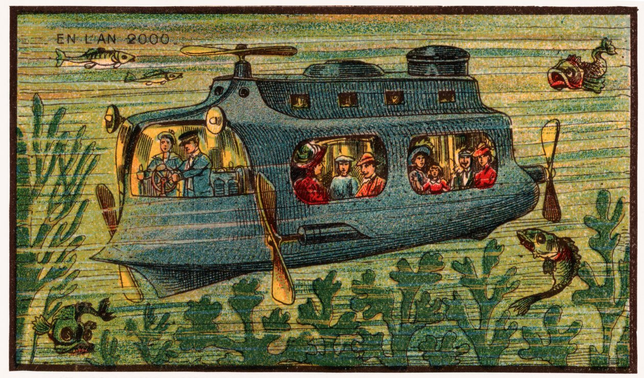 Podmořský autobus, kolem roku 1910 od . .
