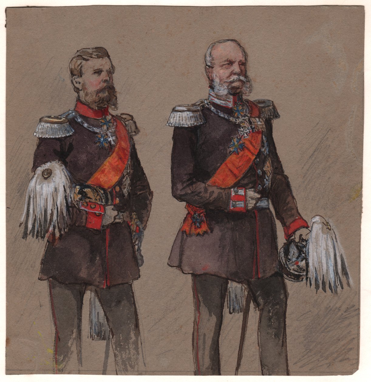 Alexandr II. z Ruska a Wilhelm II. z Pruska od . .
