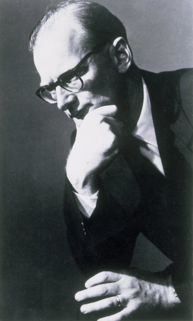 Arthur C Clarke , britský autor sci-fi a vynálezce od Frederick (attr. to) Barnard