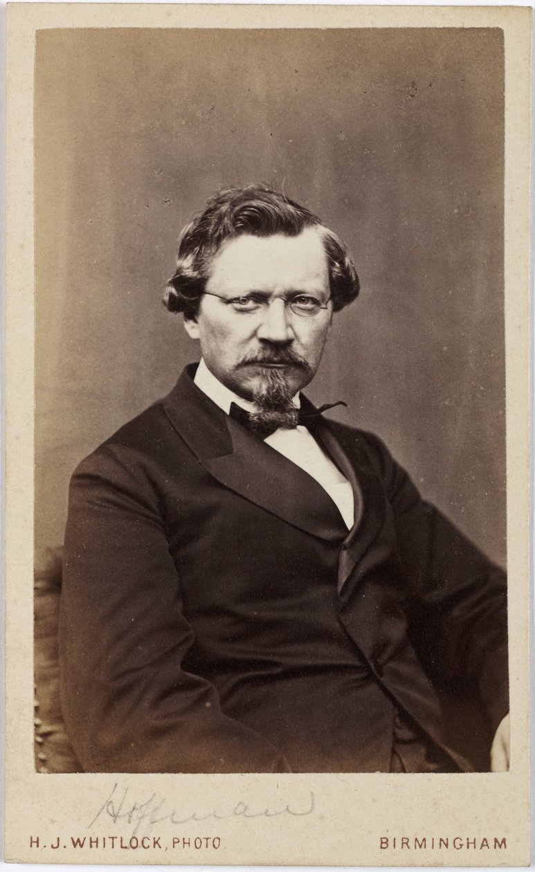 August Wilhelm von Hofmann, německý organický chemik, polovina konce 19. století od Frederick (attr. to) Barnard