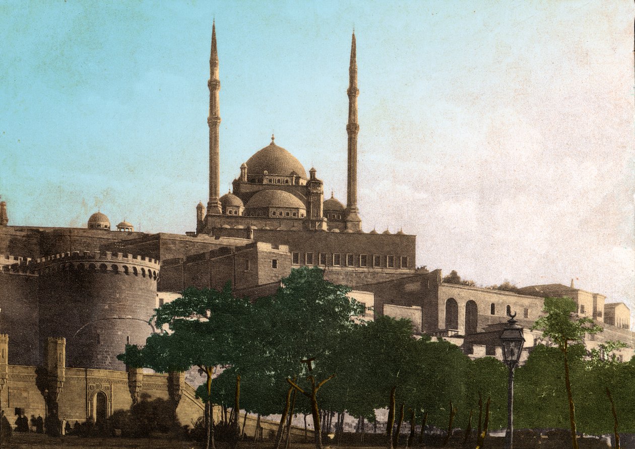 Káhira, citadela Saladin (Egypt). cca 1920 (foto) od . .