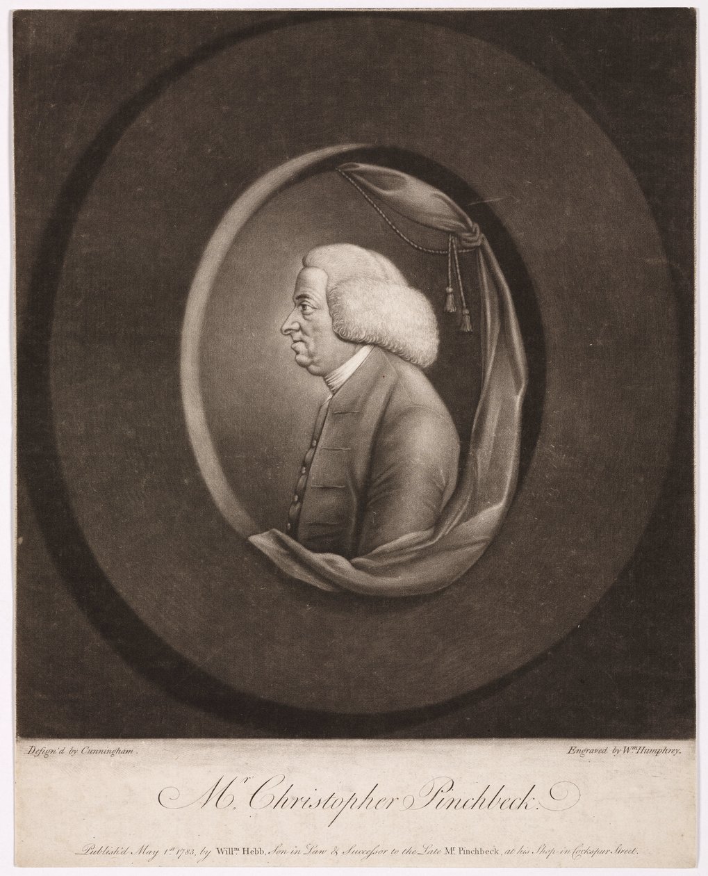 Christopher Pinchbeck, anglický hodinář a výrobce hraček, c 1730 od Frederick (attr. to) Barnard