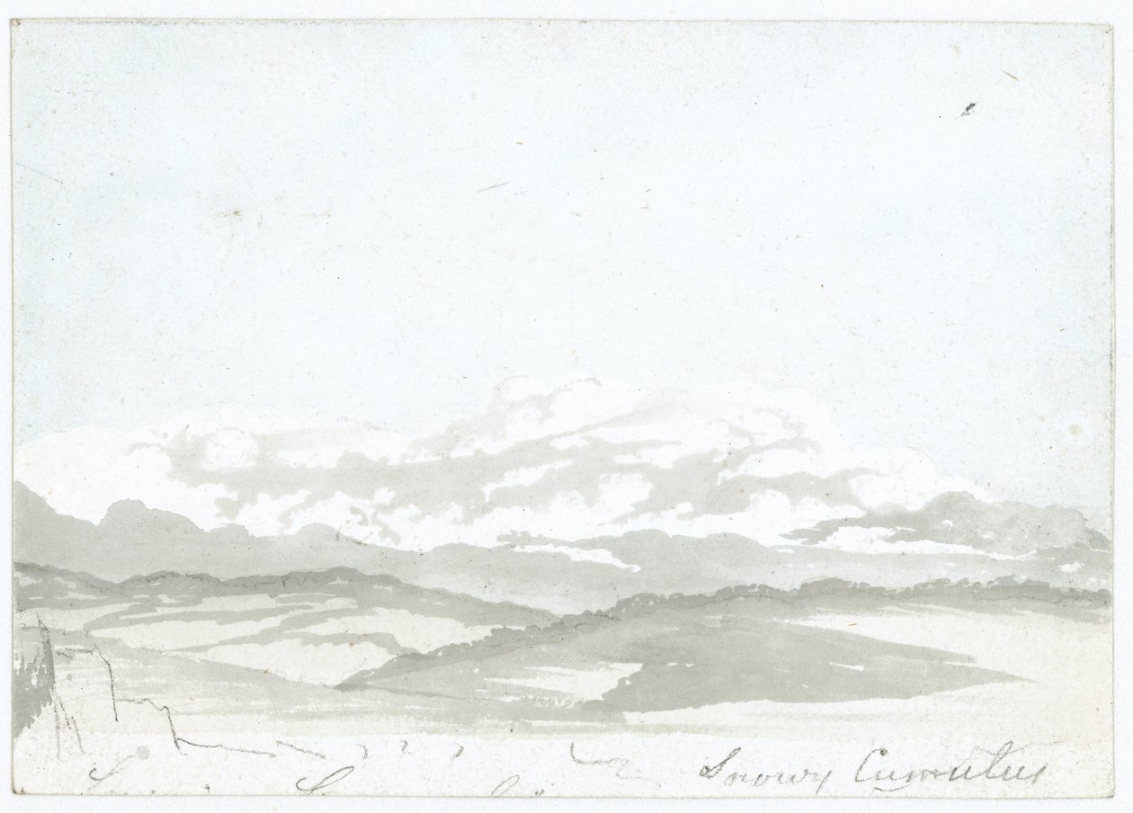 Cloudová studie od Luka Howarda, c 1808-1811 od Frederick (attr. to) Barnard