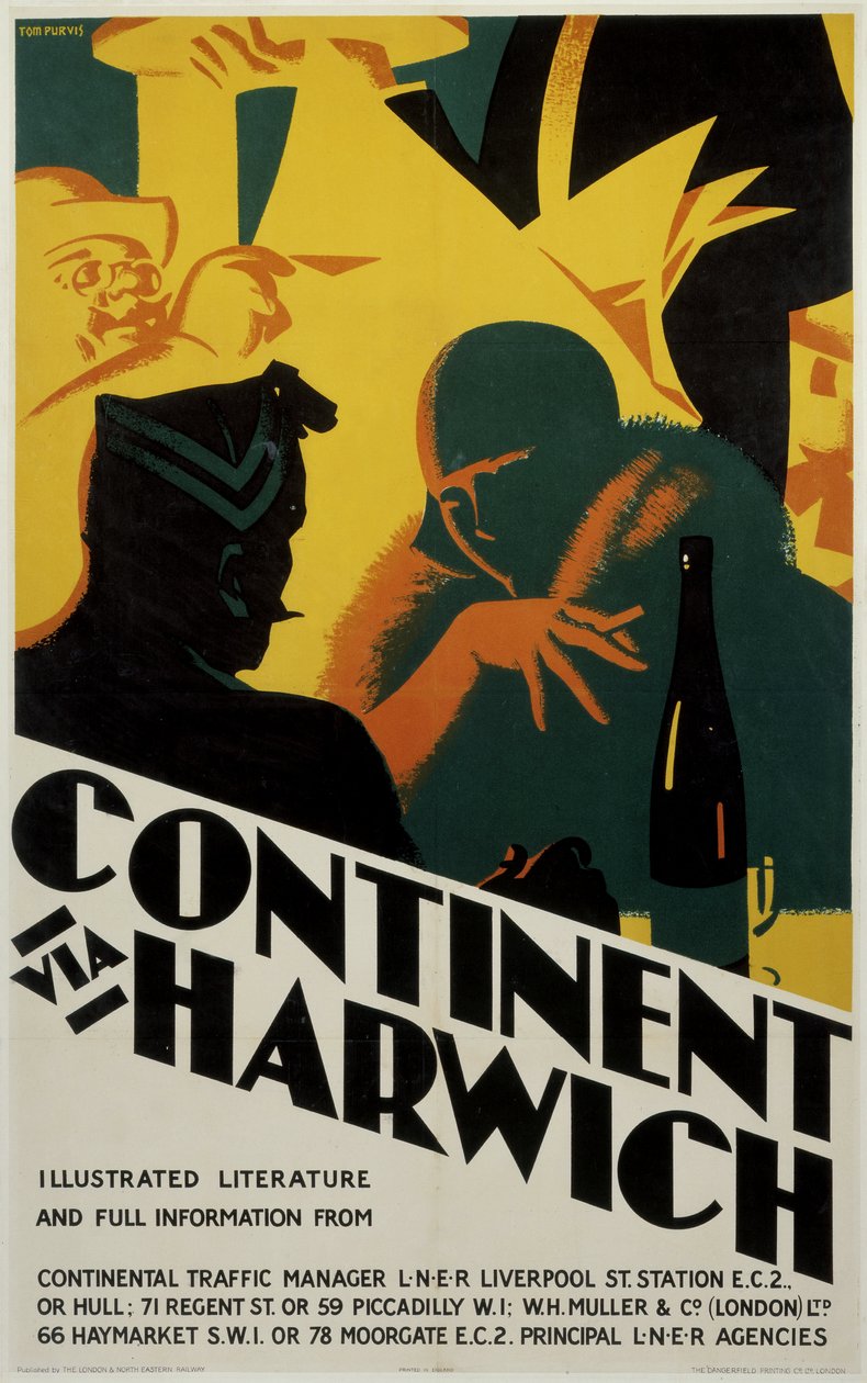 Kontinent přes Harwich