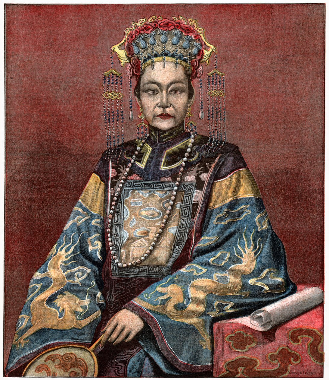 Císařovna vdova Cixi od . .
