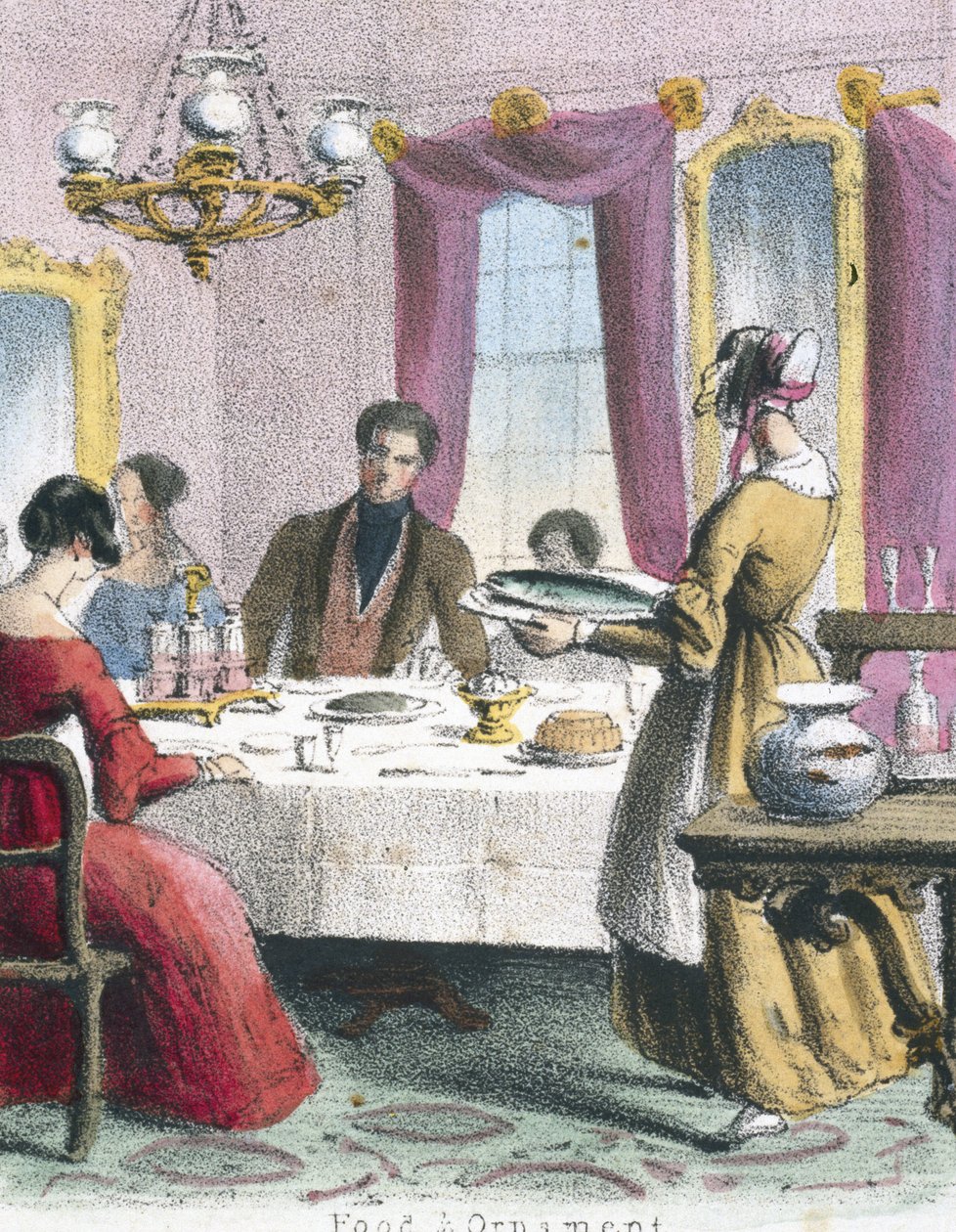 Jídlo a ozdoba, c 1845 od Frederick (attr. to) Barnard