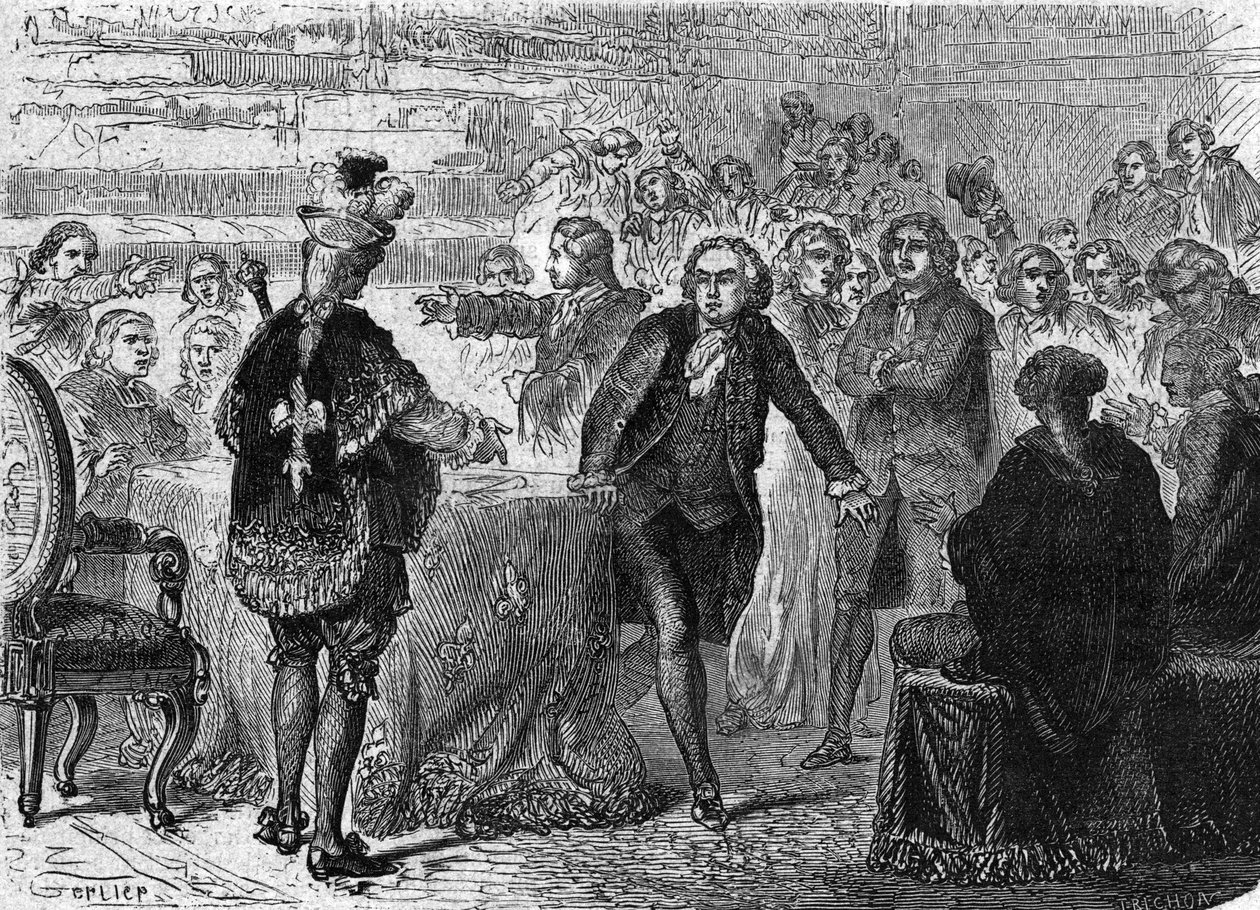 Francouzská revoluce: Mirabeau před Dreux-Brèze, 23. června od . .