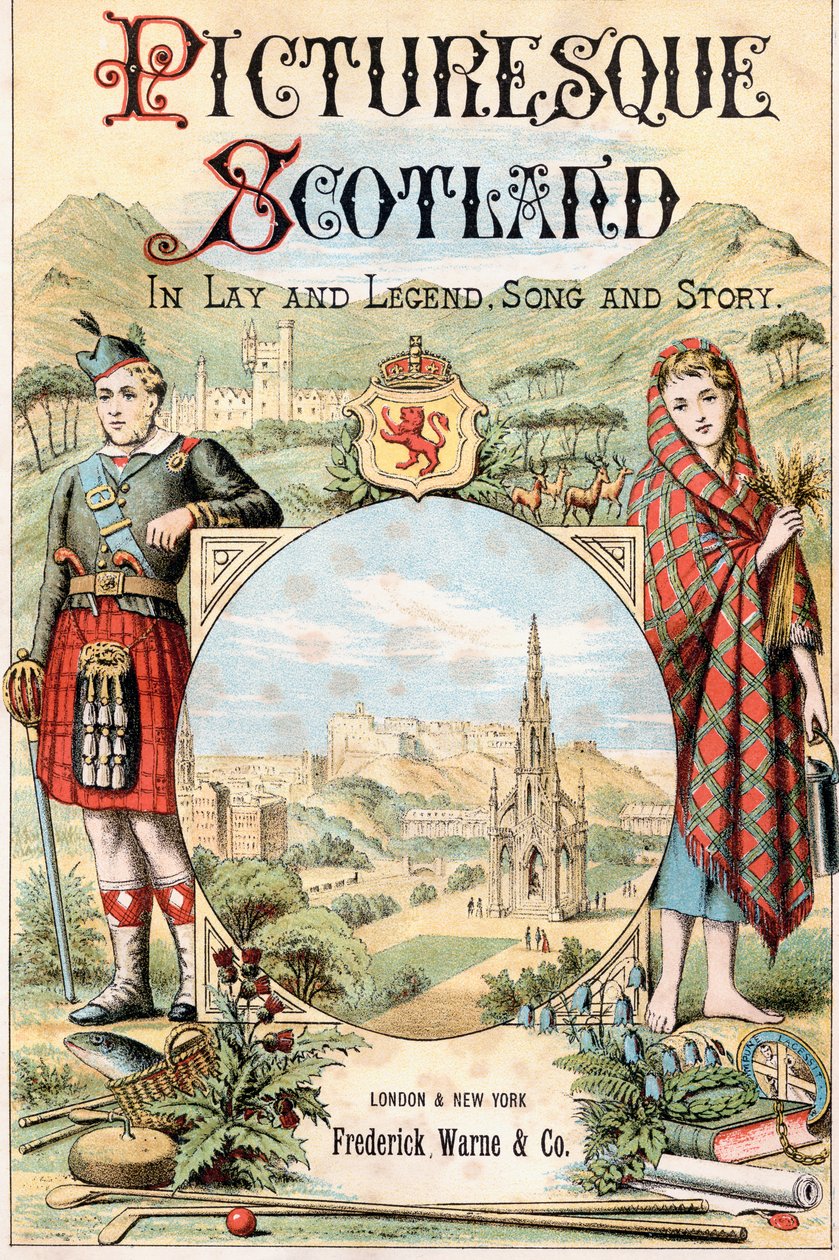 Frontispis ke knize Malebné Skotsko, jeho romantické scény a historické asociace od . .