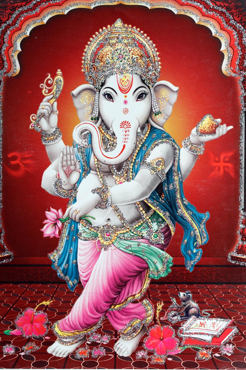 Ganesha or Ganapati : the elephant headed Hindu god.   1209746   cs       czech Successfully Translated  Original: Around a fire, from The Admirable Crichton by J. M. Barrie Translat: Around a fire, from 