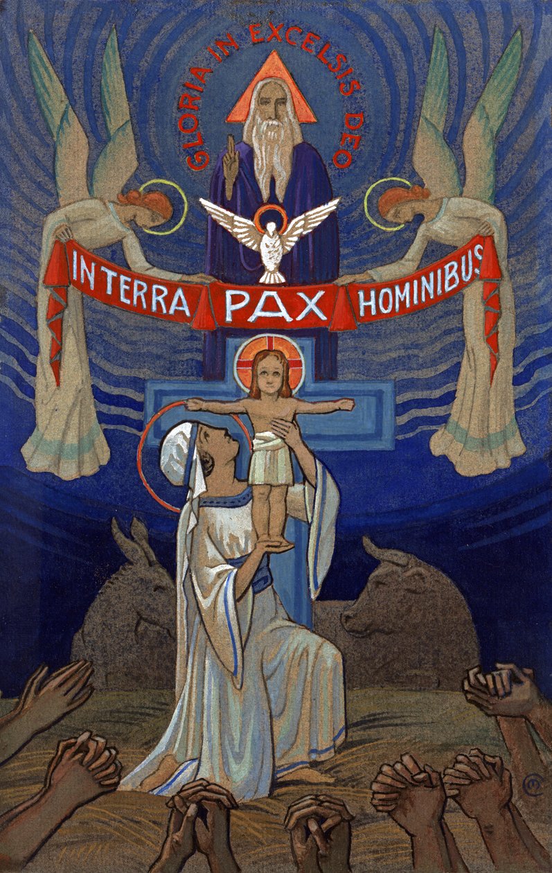 Sláva Bohu nejvyššímu. cca 1930 (ilustrace) od . .