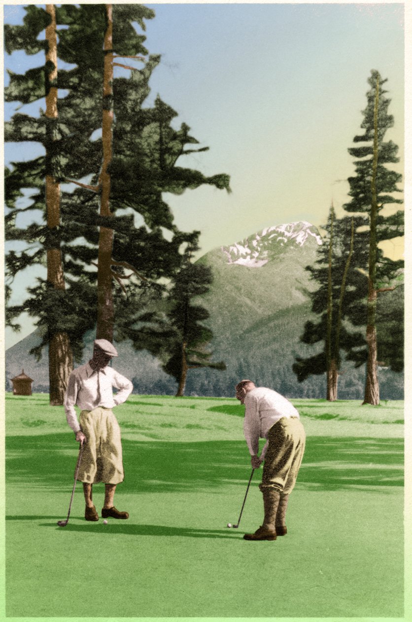 Golf ve Svatém Mořici, cca 1930 od . .