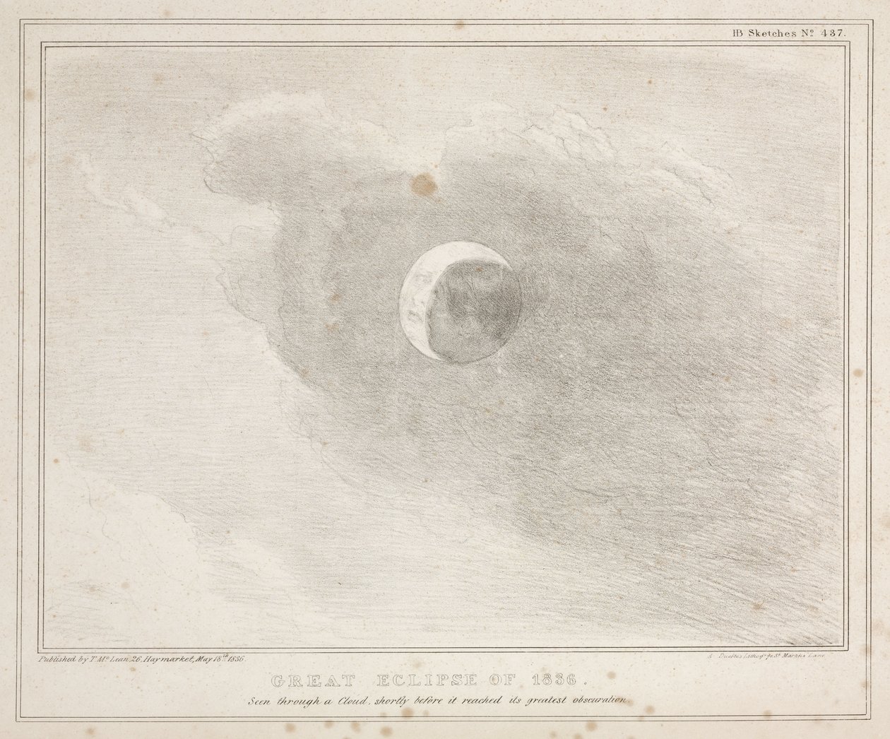 „Velké zatmění roku 1836“ od John Pardon