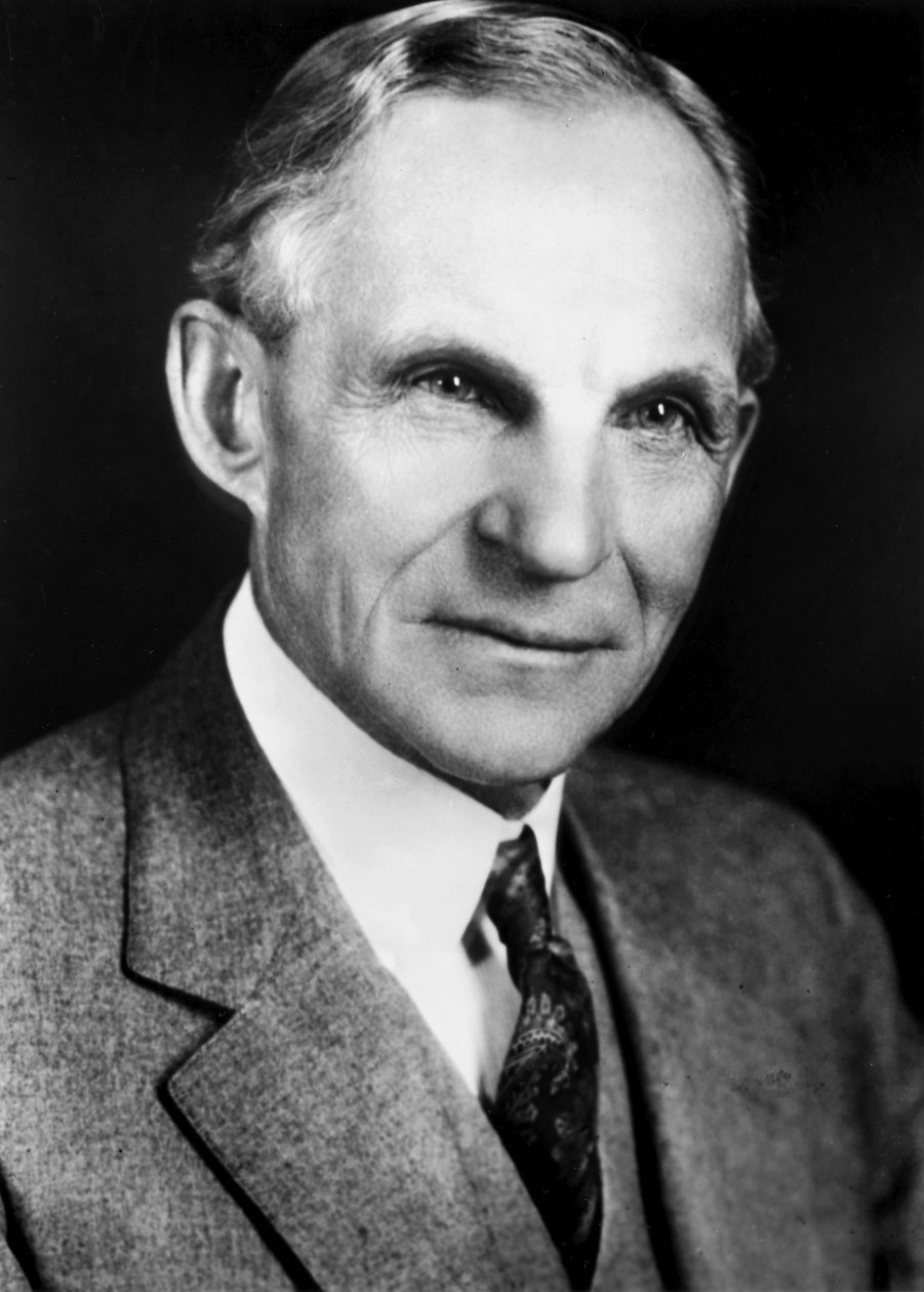 Henry Ford , americký automobilový inženýr a výrobce od Frederick (attr. to) Barnard