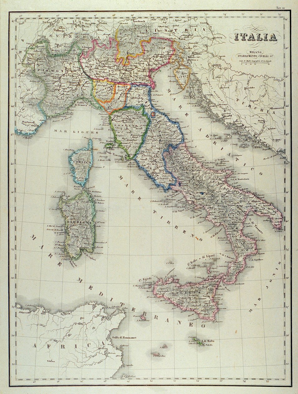 ITÁLIE 1858 od . .