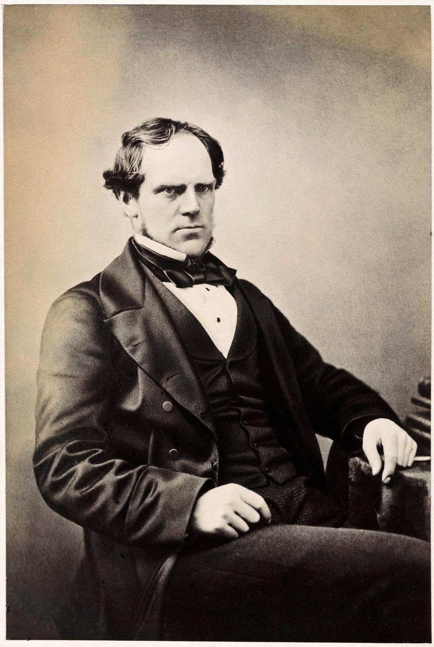 John Ramsbottom, anglický železniční inženýr, c 1850 od Frederick (attr. to) Barnard