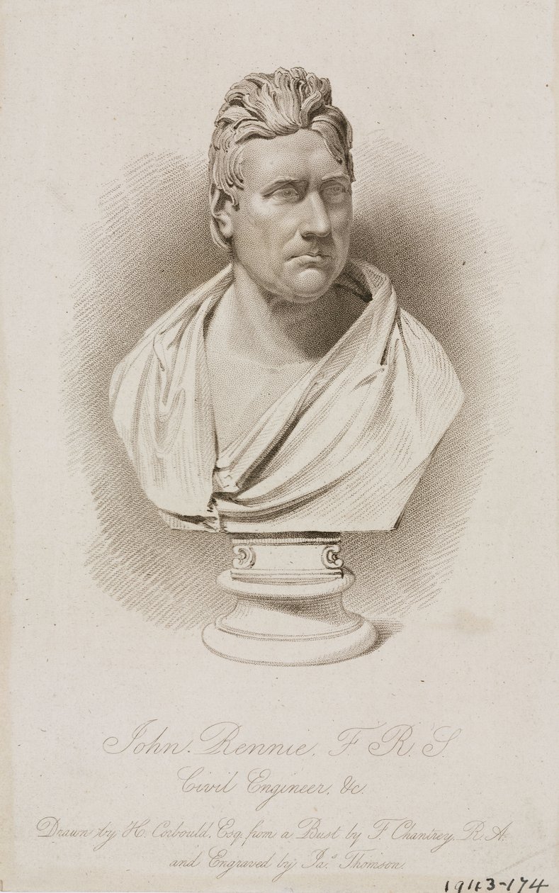John Rennie, skotský stavební inženýr, c 1810s od Frederick (attr. to) Barnard