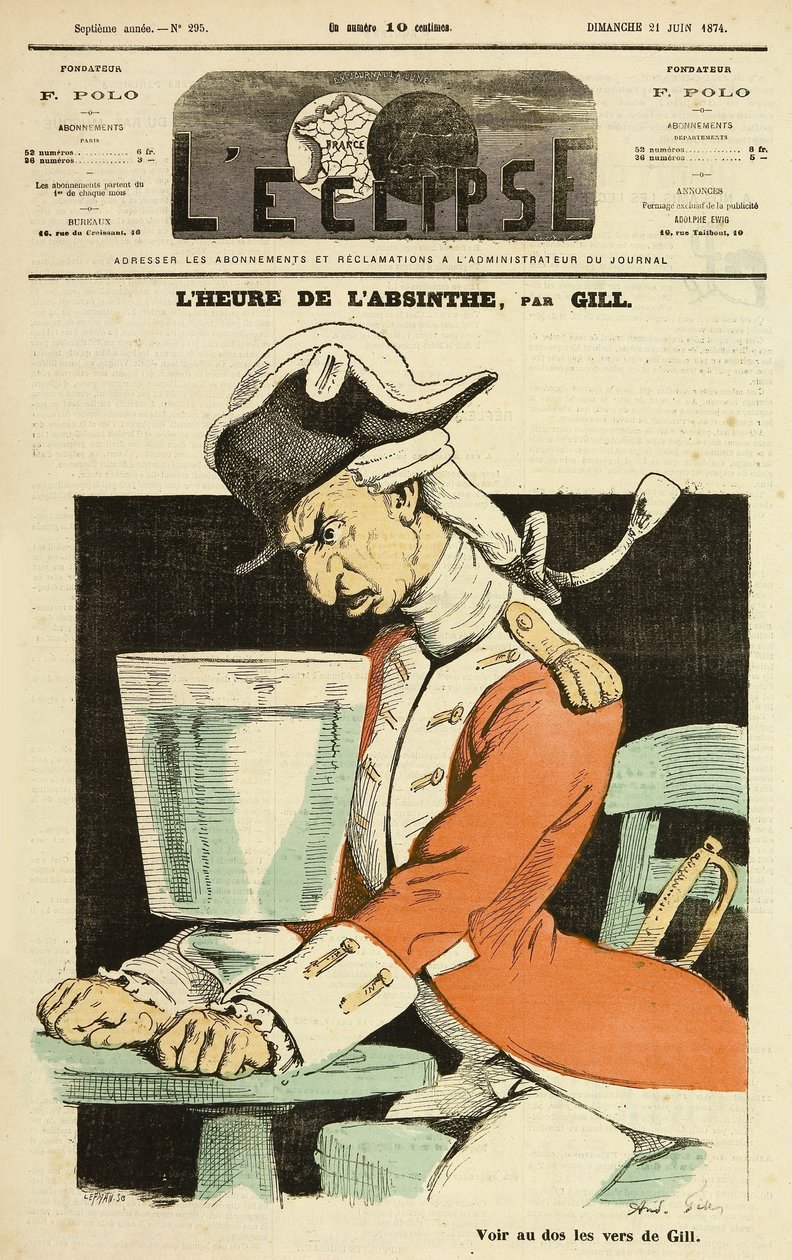 Absintová hodina od Frederick (attr. to) Barnard