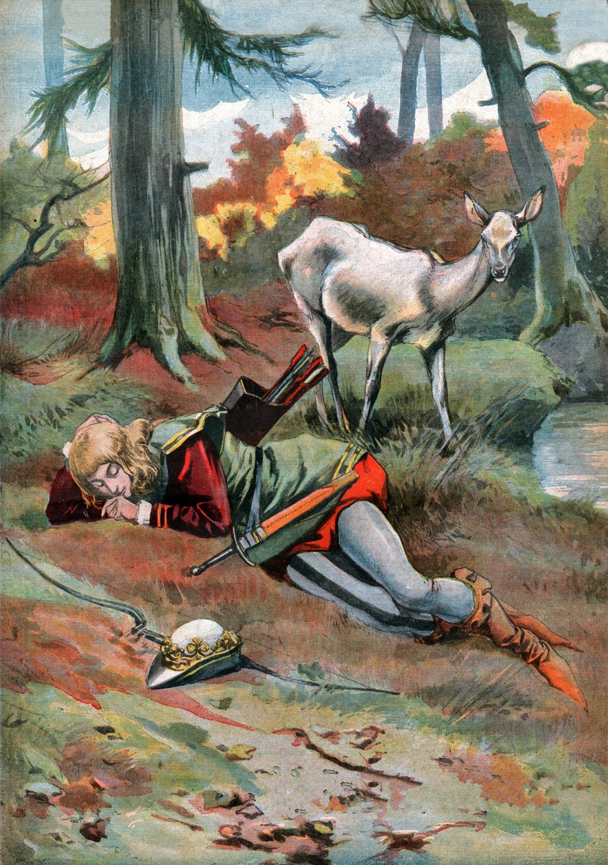 La Biche au Bois. cca 1910 (rytina) od . .