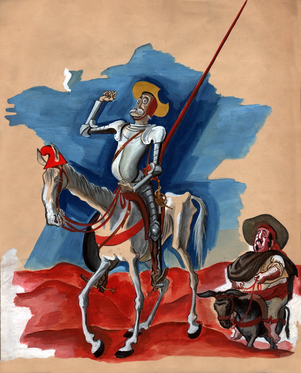 Leon Blum Don Quijote z Francouzské republiky, cca 1936 od . .