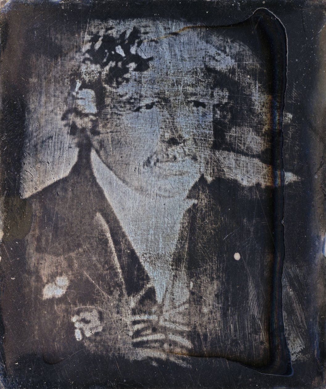 Louis Jacques Mande Daguerre, francouzský průkopník fotografie, c 1840 od Frederick (attr. to) Barnard