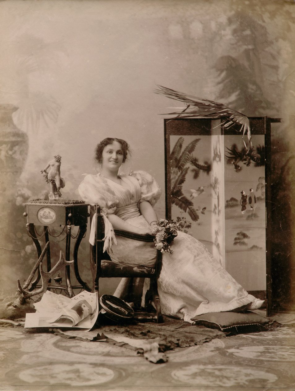 Lyrická herečka - divadelní herečka od Henry Charles Fehr