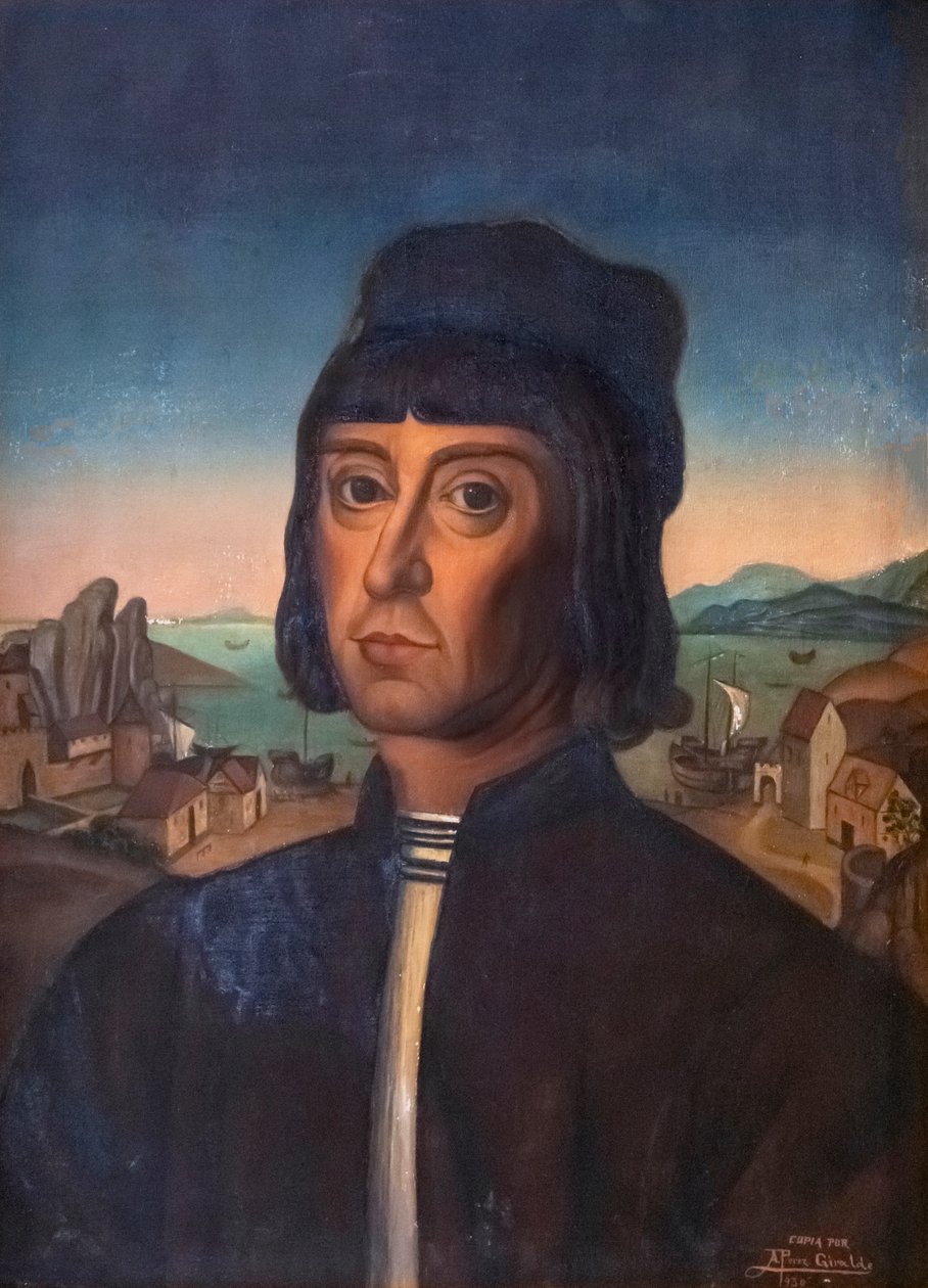 Martin Alonso Pinzon, portrét., 2020 (foto) od . .