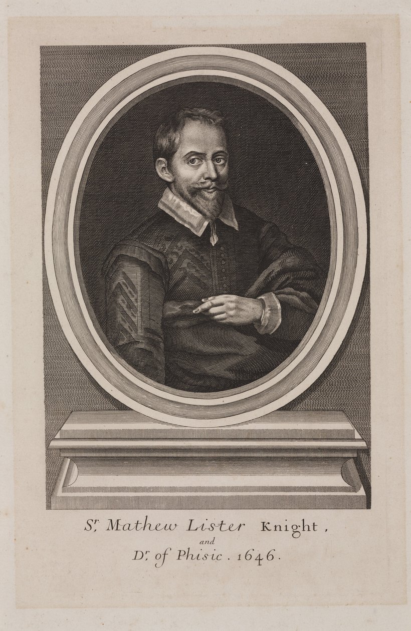 Matthew Lister, anglický lékař od Frederick (attr. to) Barnard