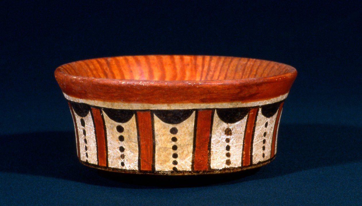 Mayská pohřební loď z Tikalu, Guatemala, pozdní klasické období, cca 600-900 n. l. (keramika) od Hippolyte Lalaise Devéria
