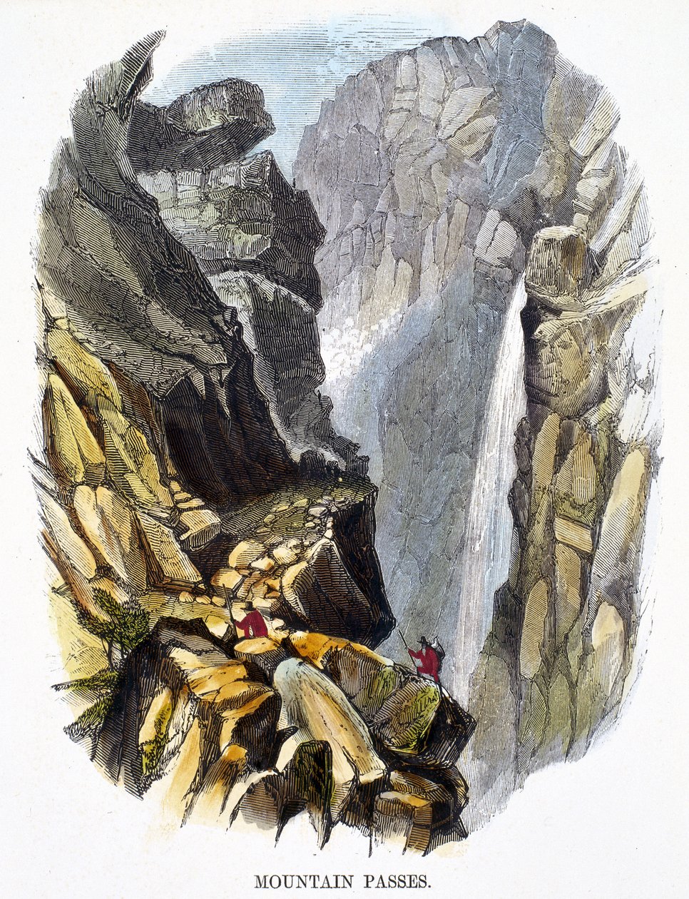 horské průsmyky od Frederick (attr. to) Barnard
