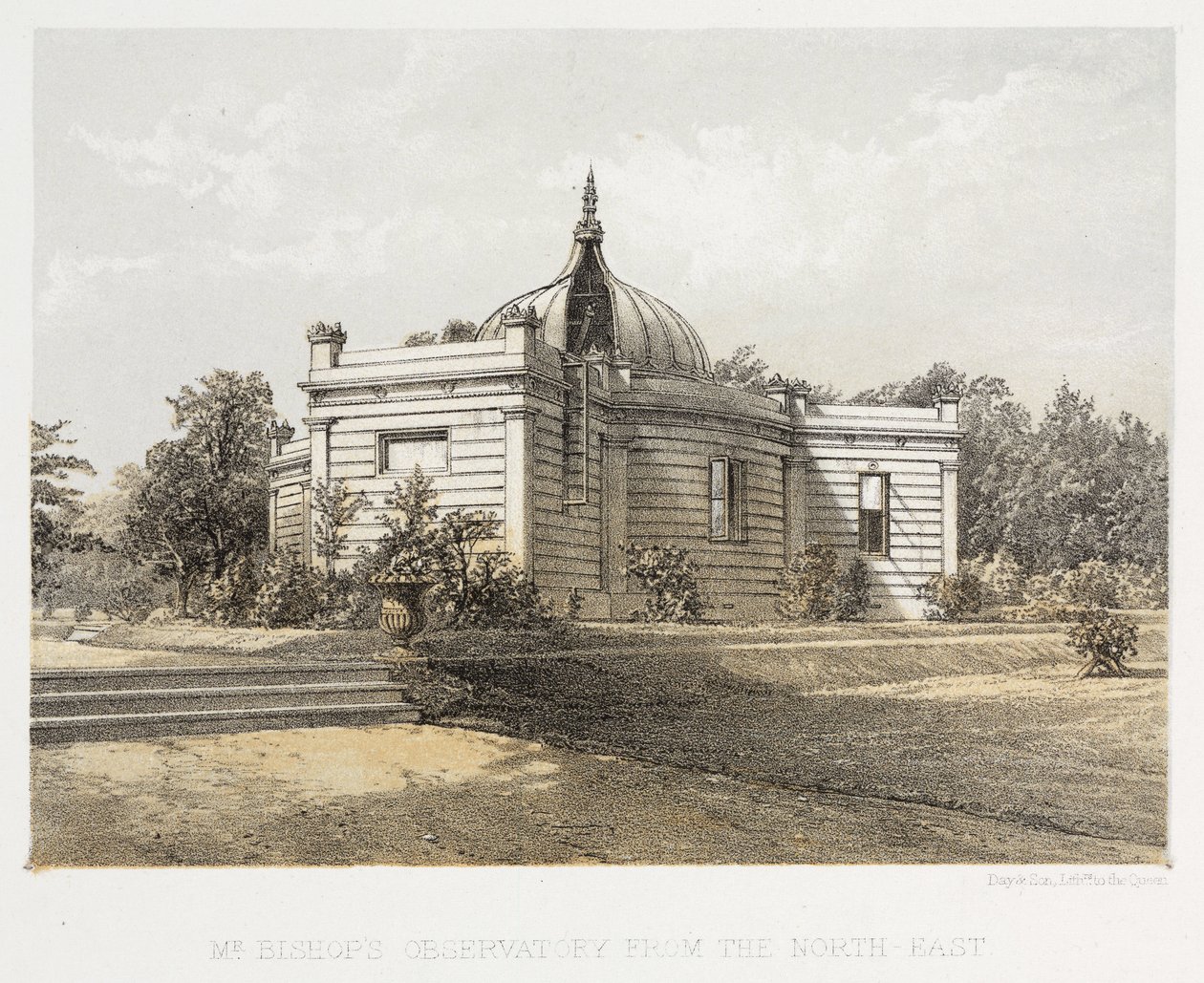 „Observatoř pana Bishopa ze severovýchodu“, Twickenham, Middlesex od John Pardon