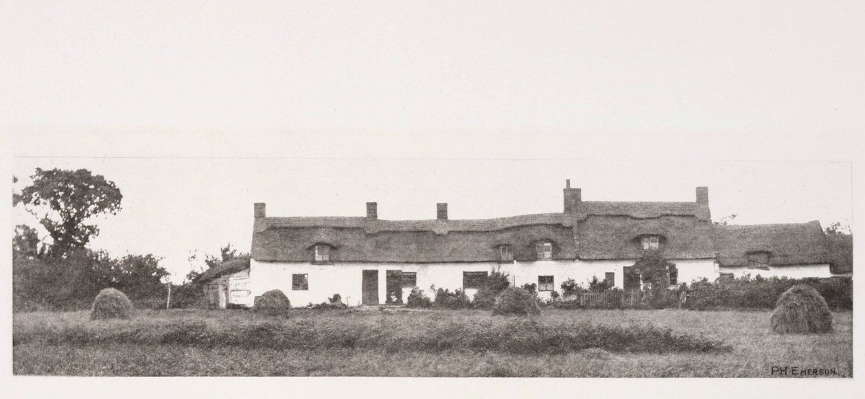 "Norfolk Cottages" od Frederick (attr. to) Barnard