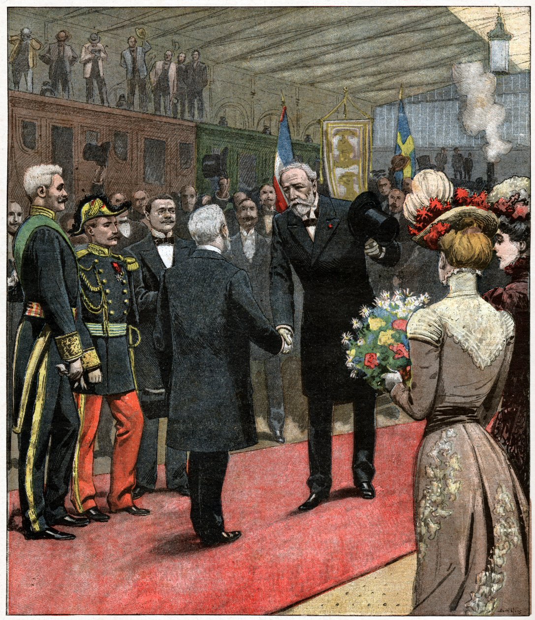 Oscar II Švédska v Paříži od . .